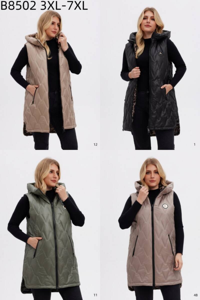 Kamizelka damskie Roz 3XL-7XL, 1 Kolor Paczka 5 szt